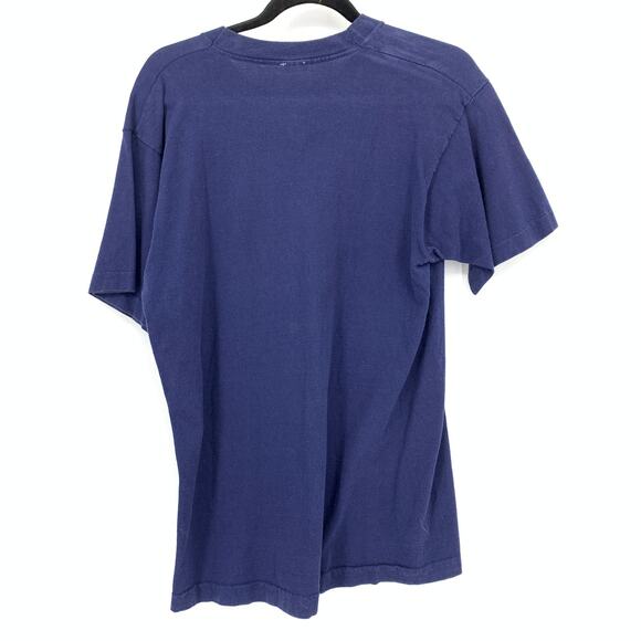 Vintage Venice Beach Crew Neck T-Shirt Mens Size Large Blue Short Sleeve - Picture 2 of 5